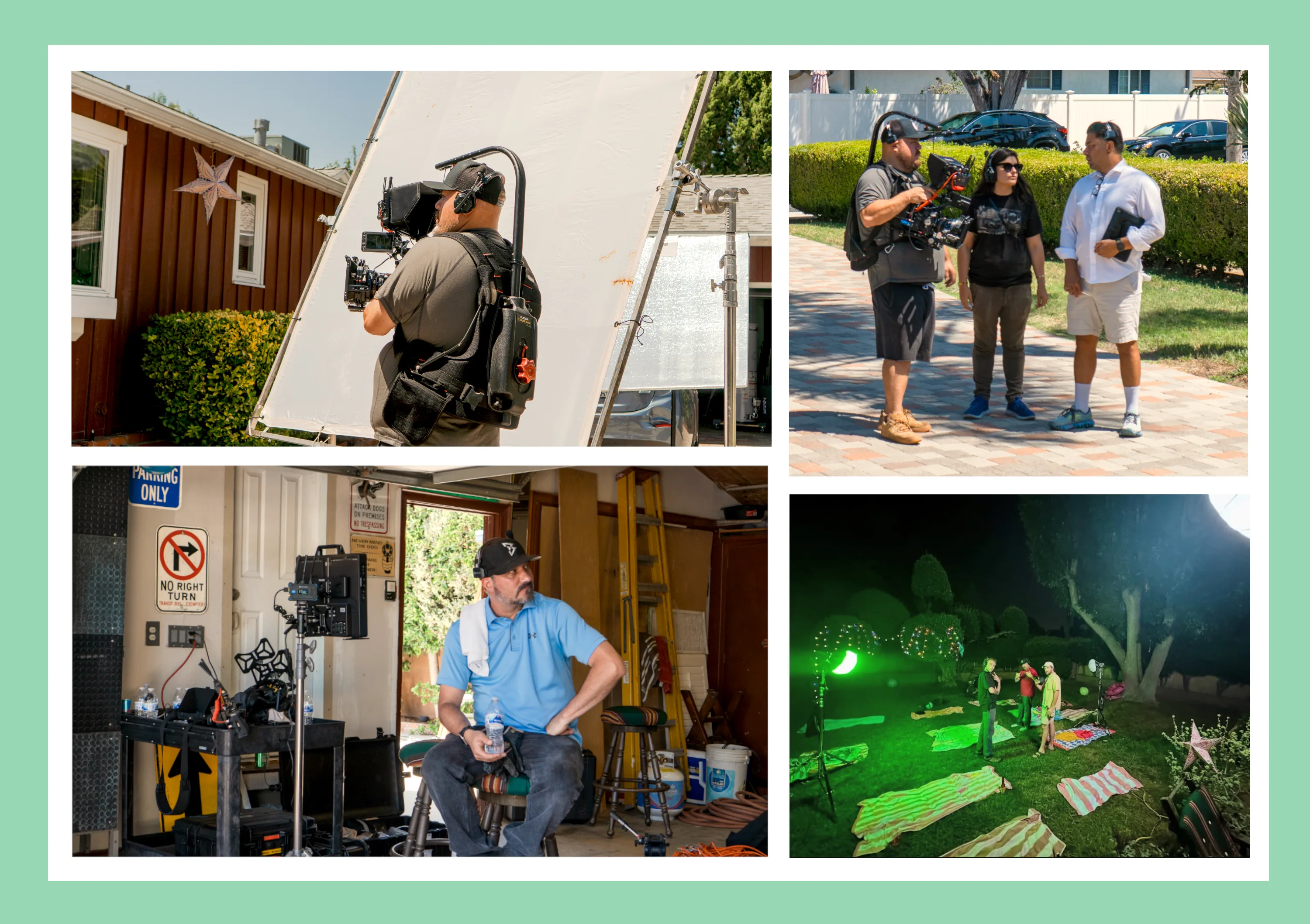 Behind the scenes